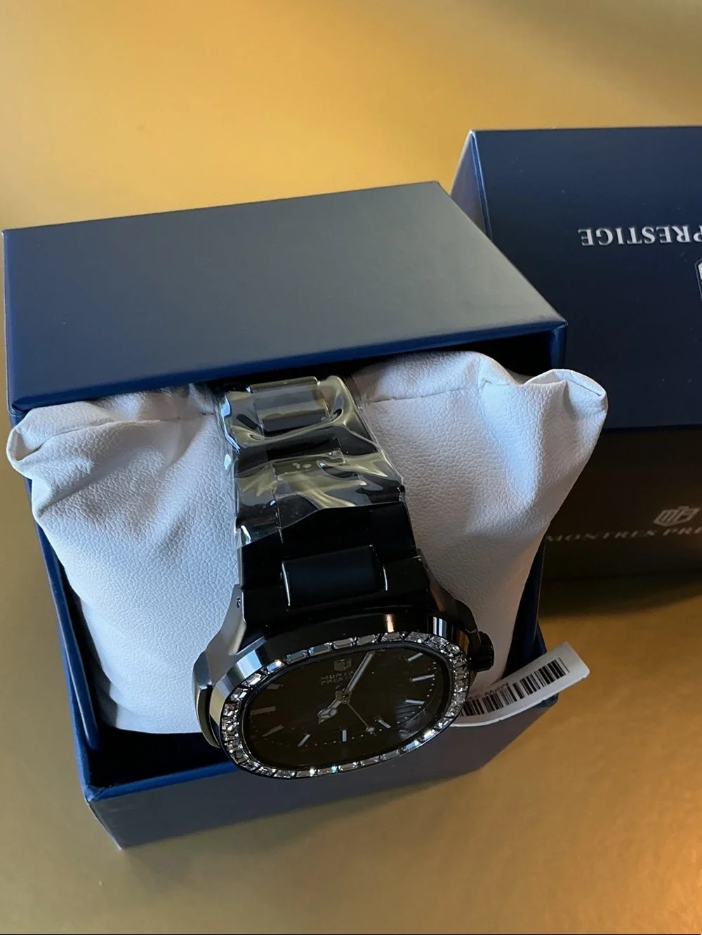 Invicta Black Men's Bracelet Watch with Crystal Accents-MPW 1361
